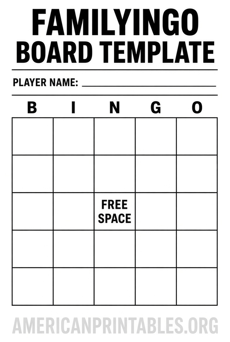 Free Printable Board Game Templates PDF (3)