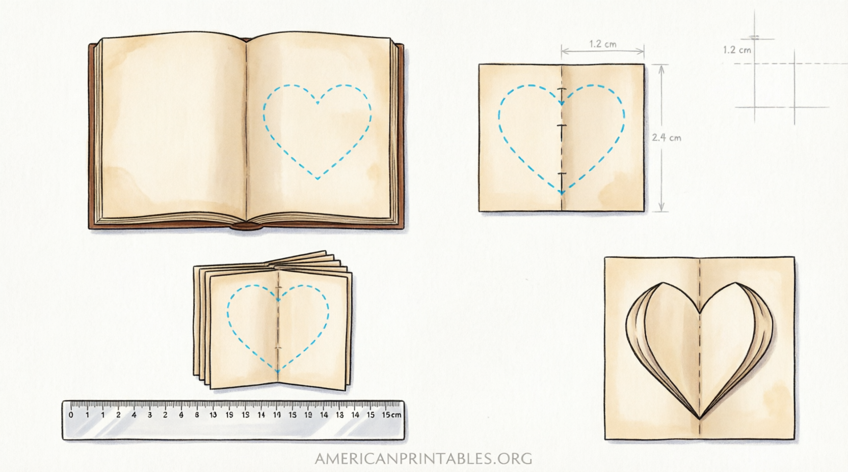 Free Printable Book Folding Patterns (1)