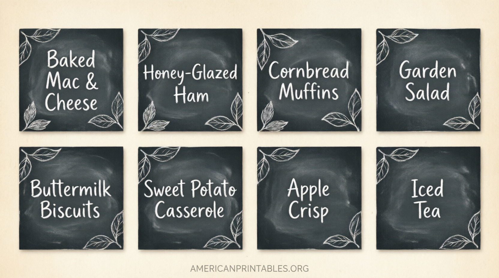 Free Printable Buffet Food Labels Easy Downloads (3)