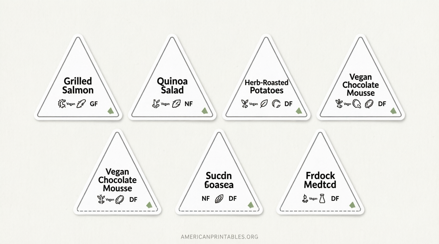 Free Printable Buffet Food Labels Easy Downloads (4)