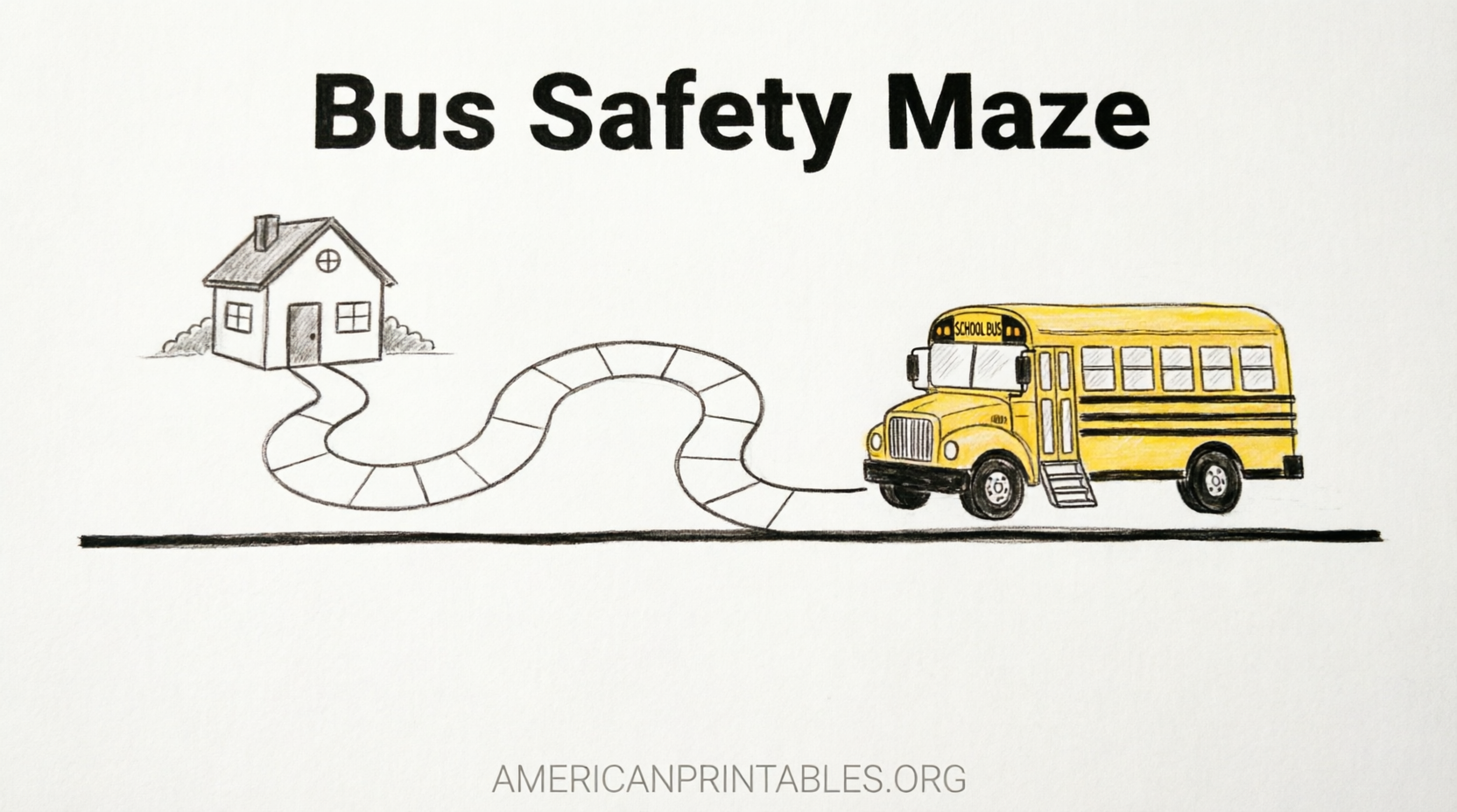 Free Printable Bus Safety Worksheets for Kids (3)