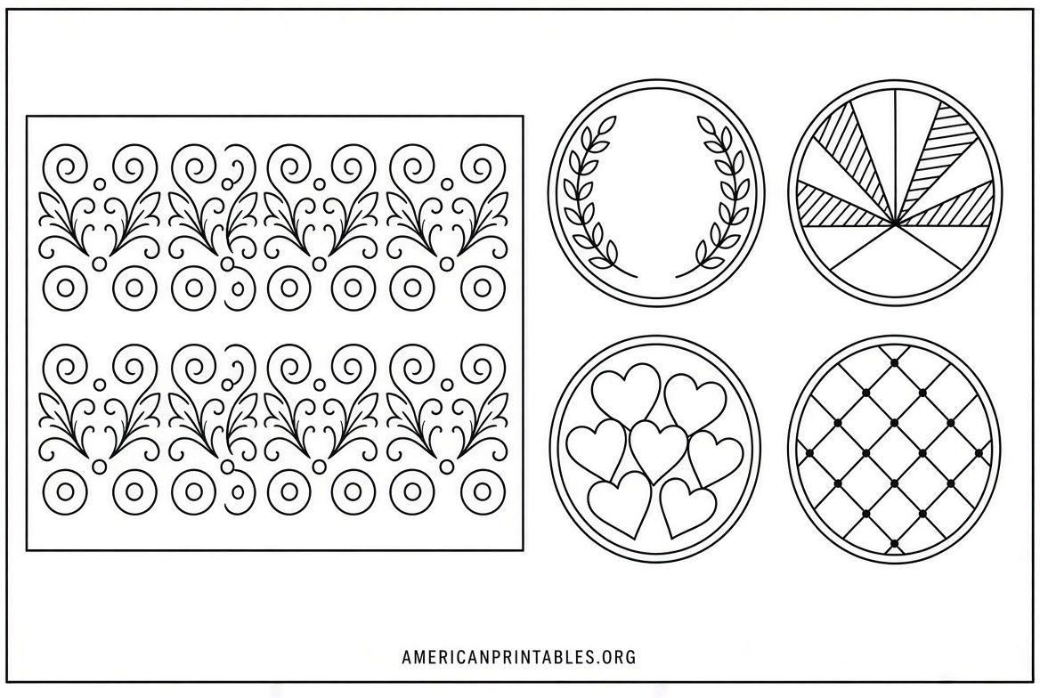 Free Printable Cake Decorating Stencils Guide (2)
