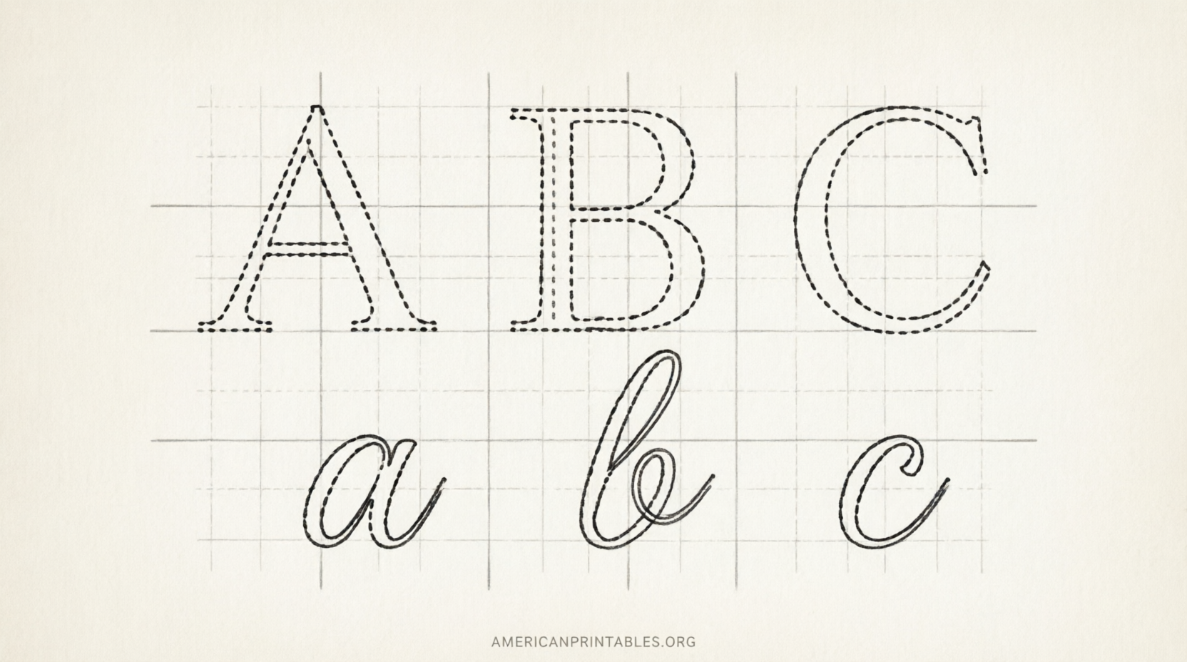 Free Printable Calligraphy Practice Sheets A-Z (1)