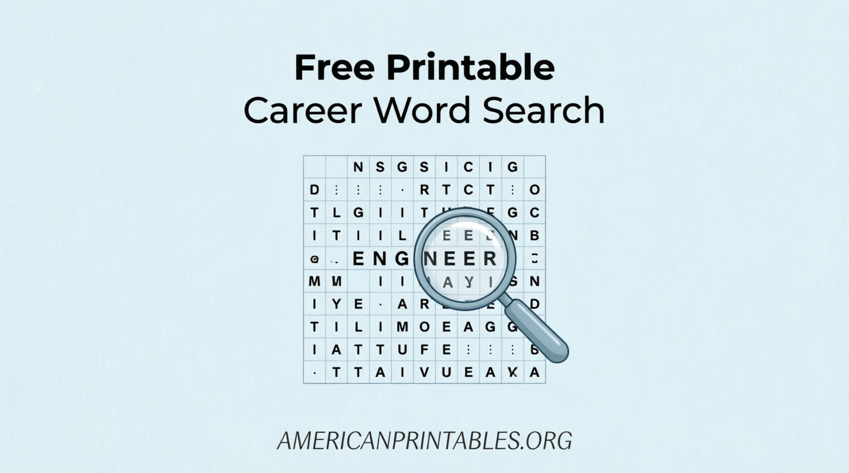 Free Printable Career Word Search Puzzles (4)