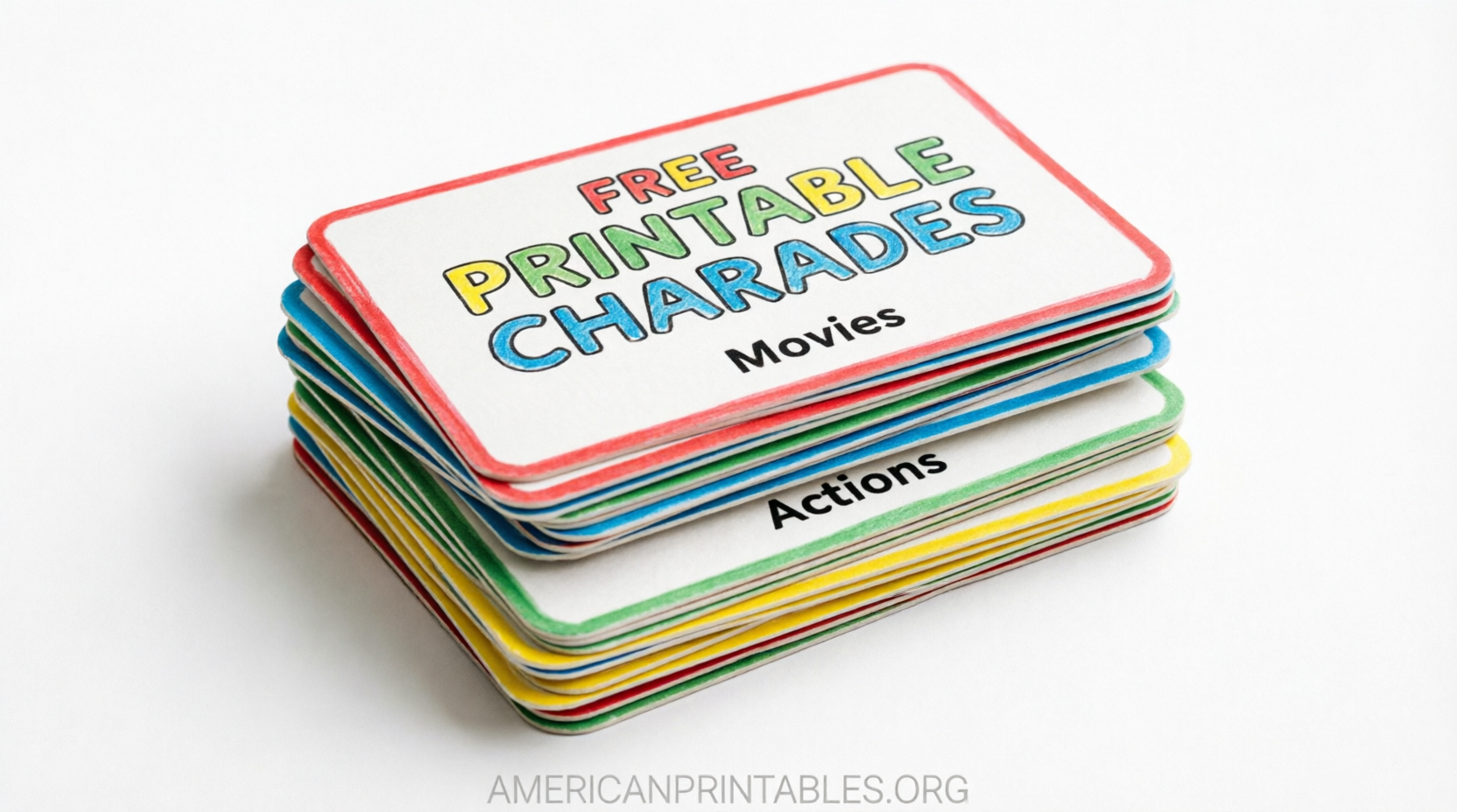 Free Printable Charades Game Cards (1)