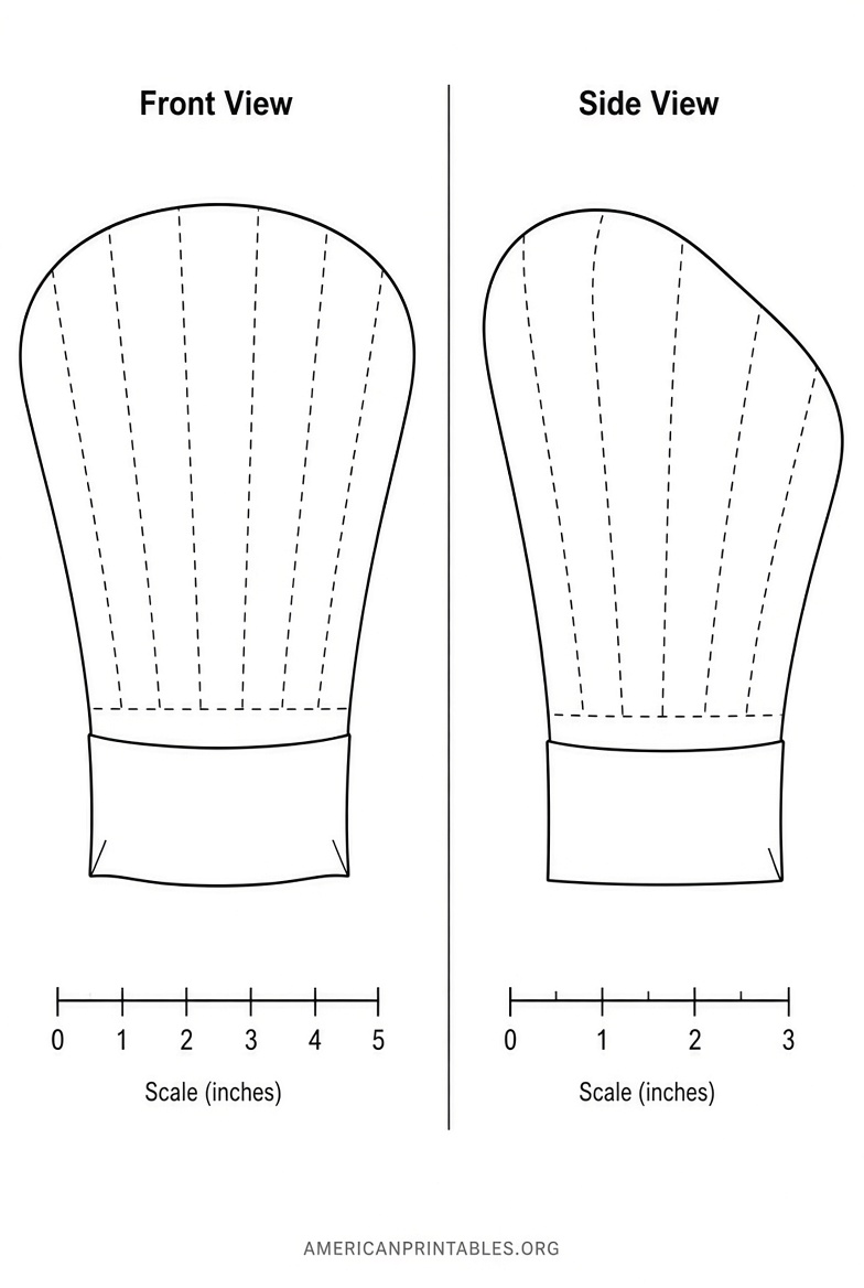 Free Printable Chef Hat Template Guide (3)