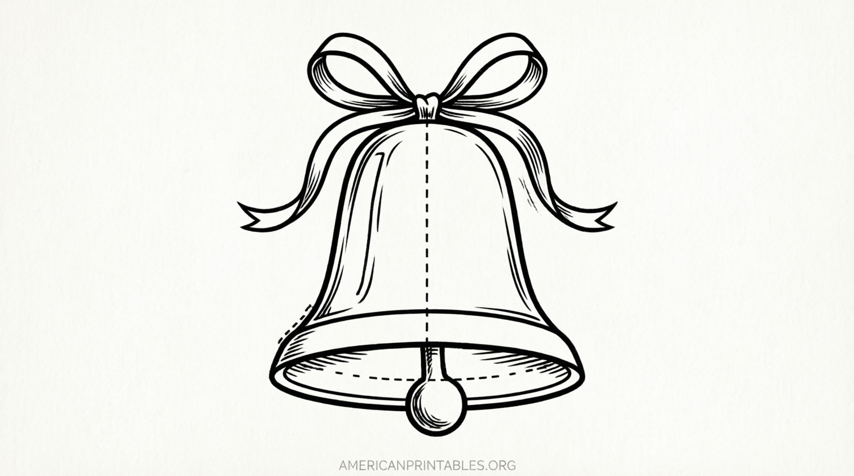 Free Printable Christmas Bell Template Downloads (1)