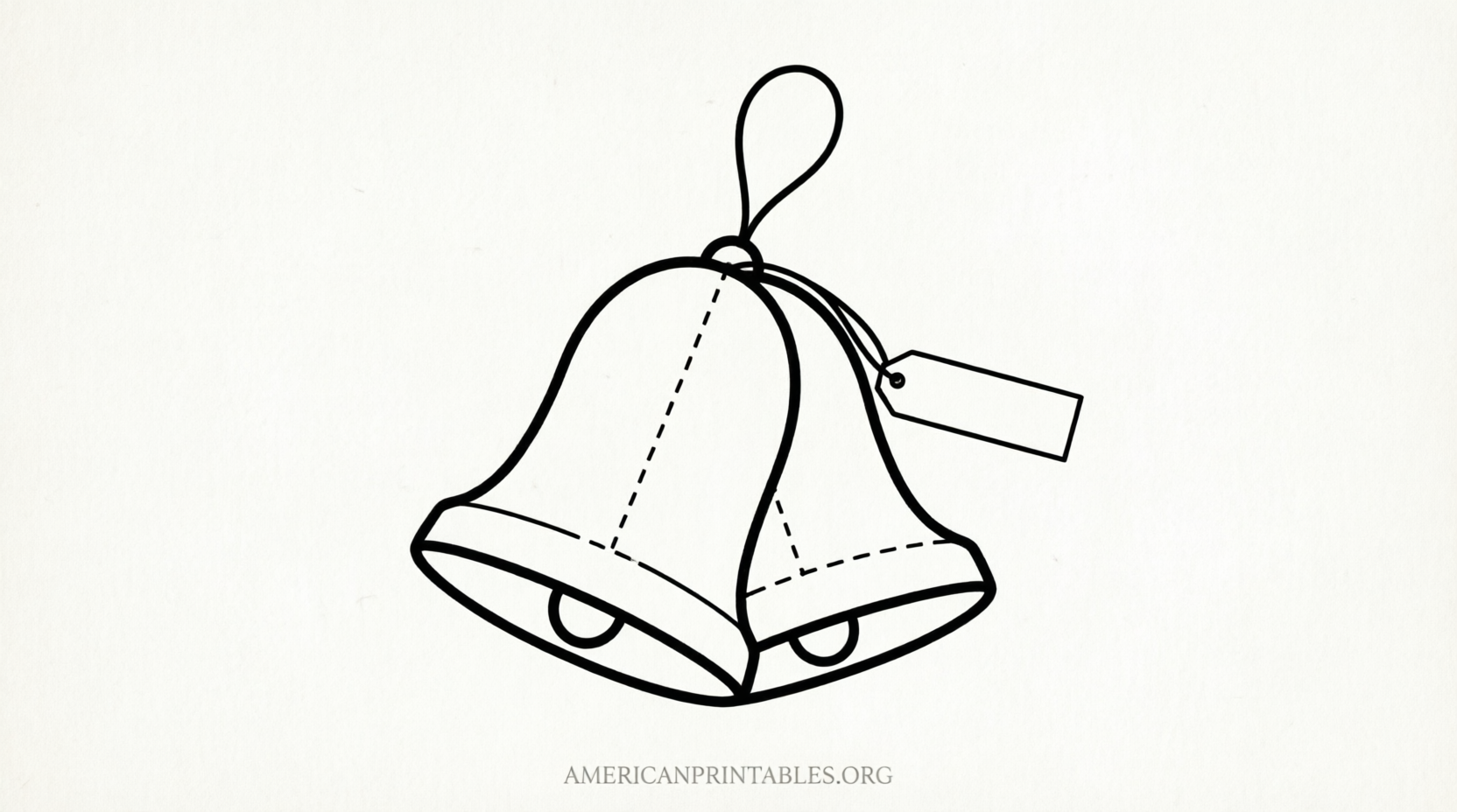 Free Printable Christmas Bell Template Downloads (2)