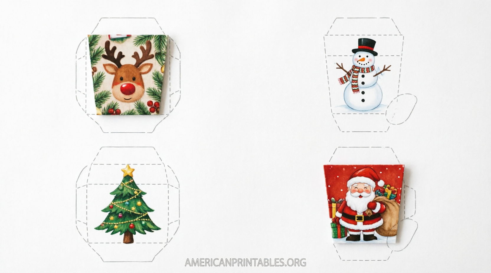 Free Printable Christmas Box Templates (3)