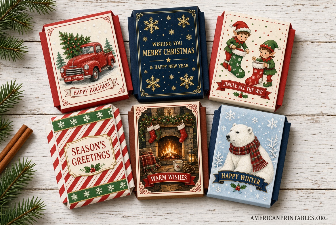 Free Printable Christmas Candy Bar Wrappers (2)