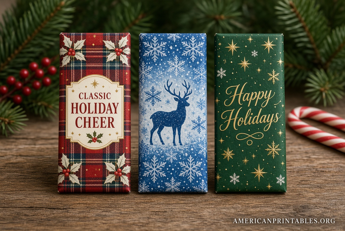 Free Printable Christmas Candy Bar Wrappers (4)