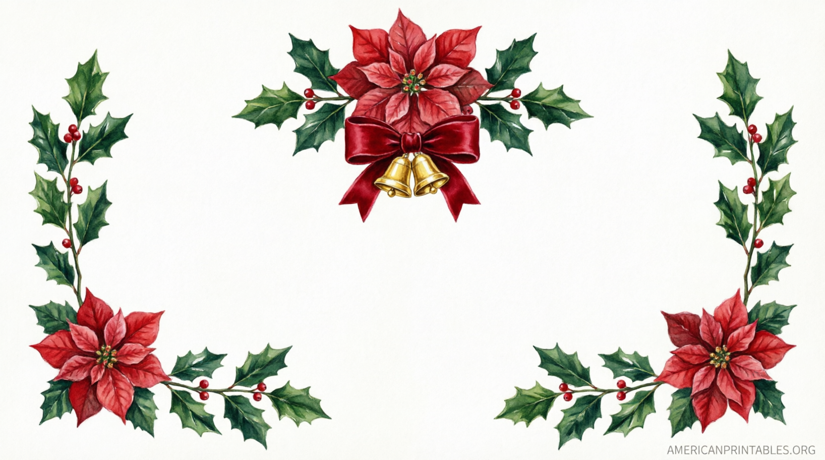 Free Printable Christmas Clip Art Borders (2)