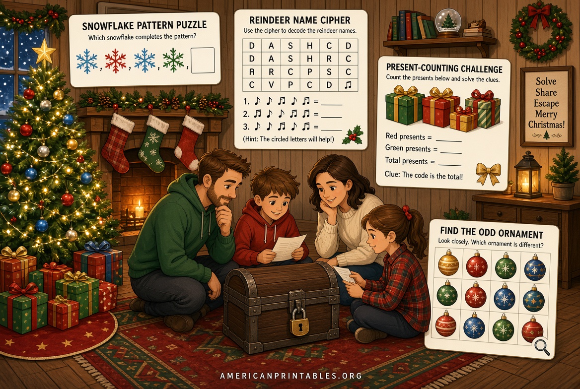 Free Printable Christmas Escape Room Guide (3)