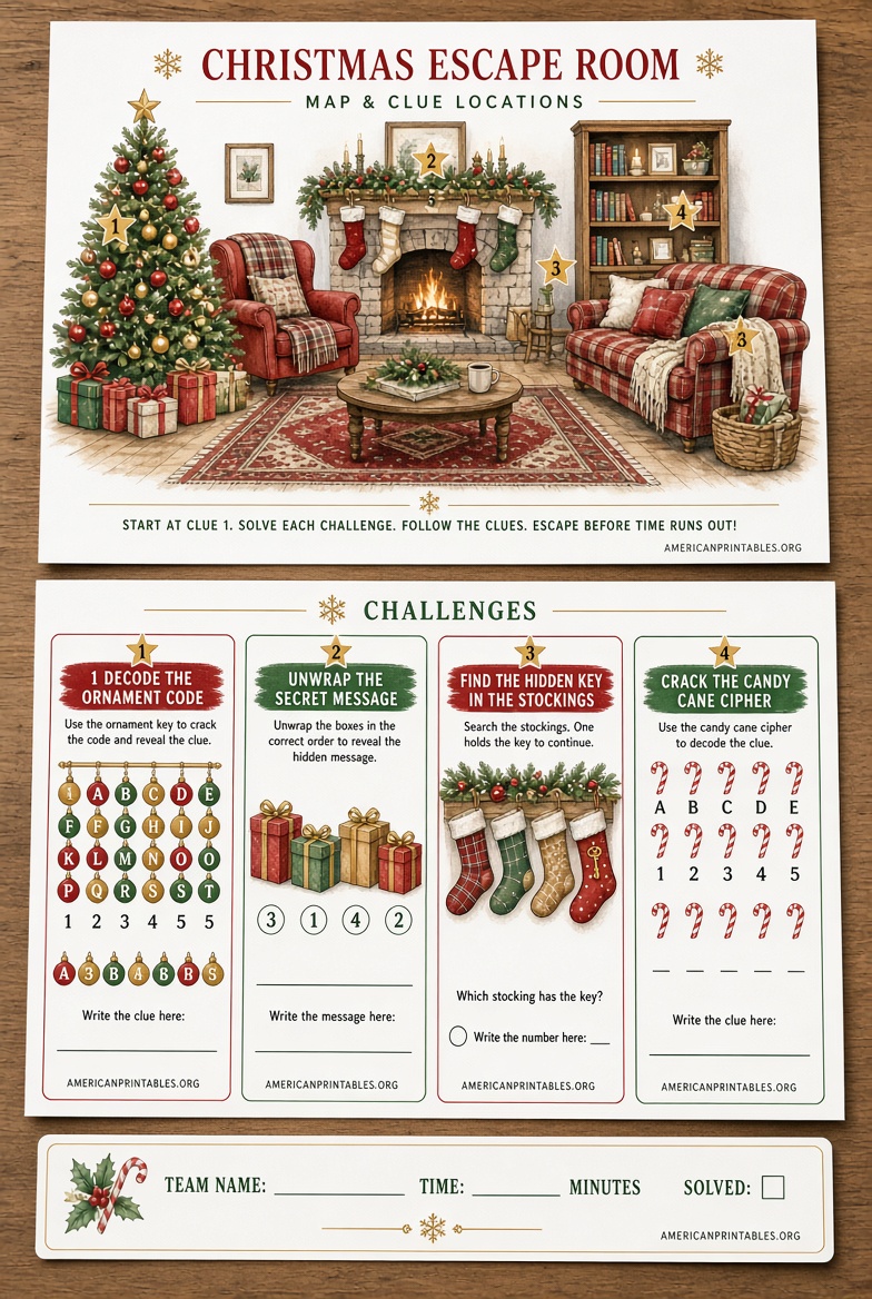 Free Printable Christmas Escape Room Guide (4)