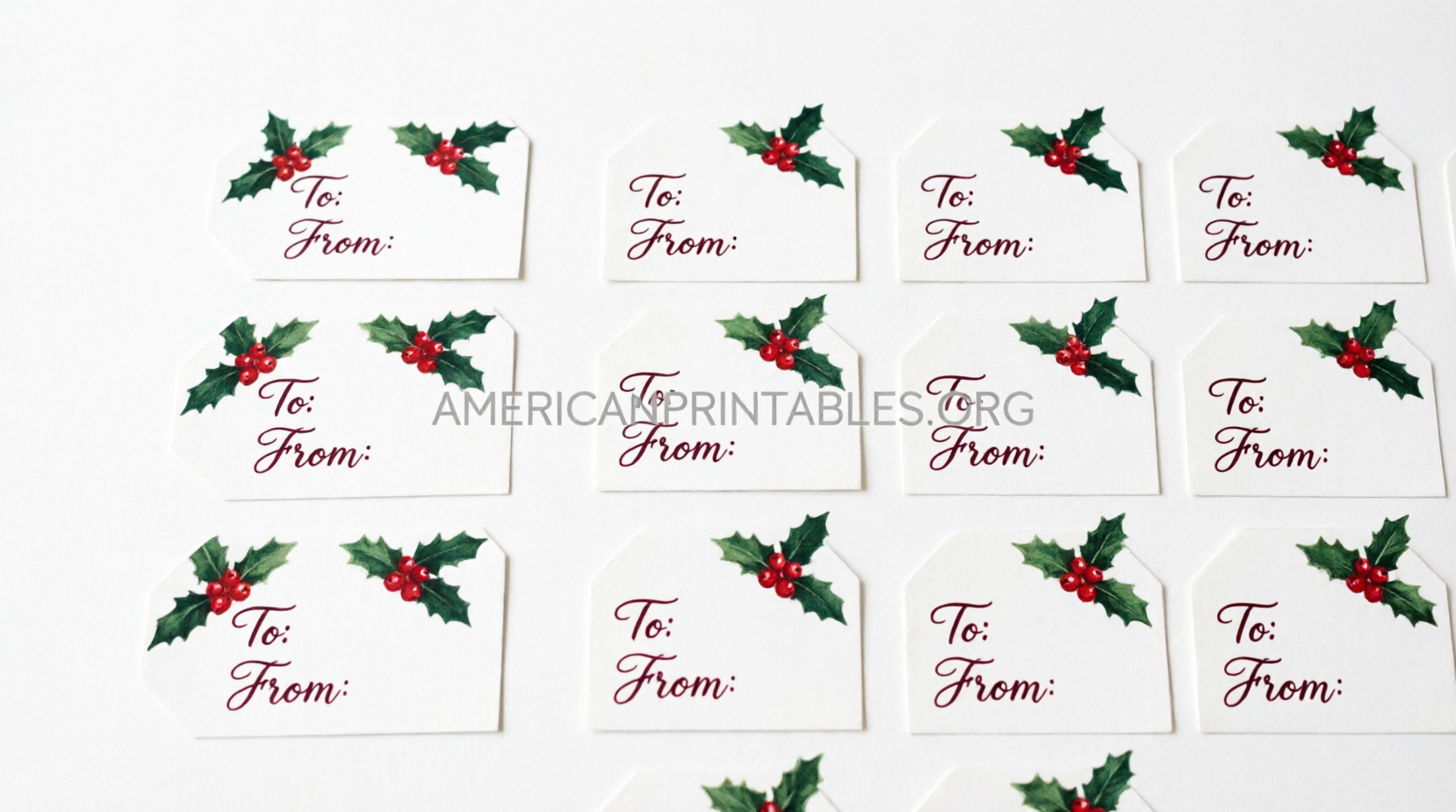 Free Printable Christmas Label Templates (1)