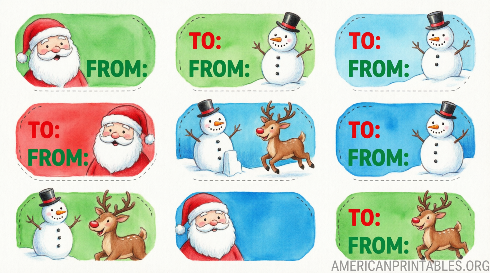 Free Printable Christmas Label Templates (2)
