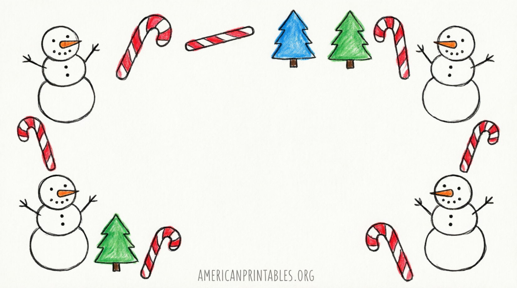 Free Printable Christmas Letter Borders (2)