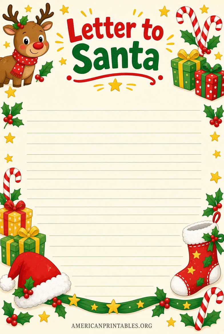 Free Printable Christmas Letter Templates (1)