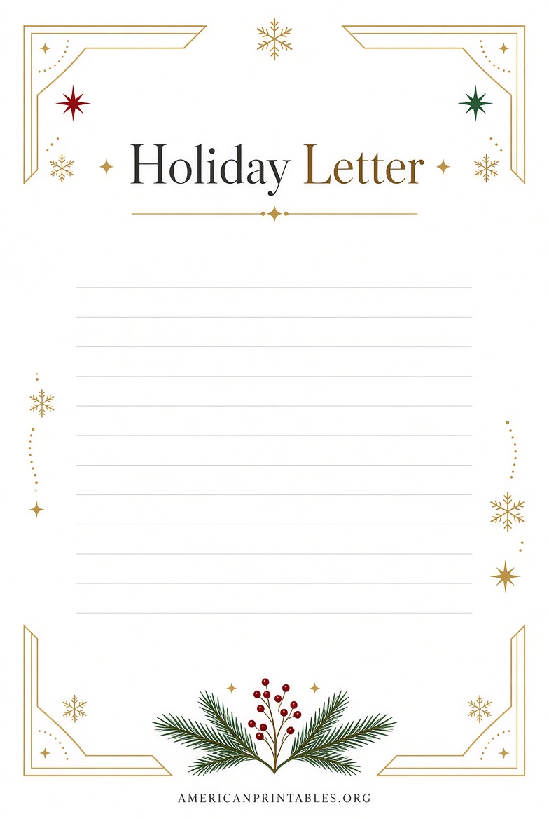 Free Printable Christmas Letter Templates (3)