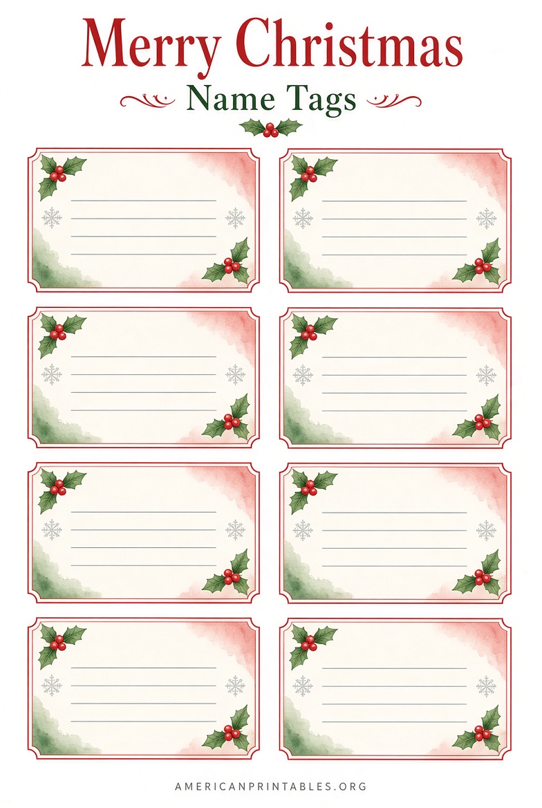 Free Printable Christmas Name Tags Template (1)