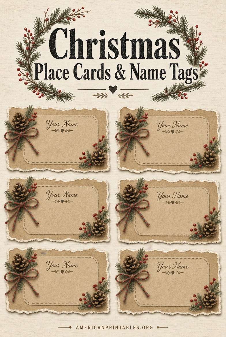 Free Printable Christmas Name Tags Template (2)