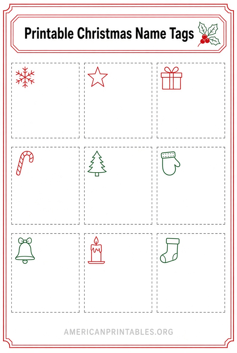 Free Printable Christmas Name Tags Template (3)