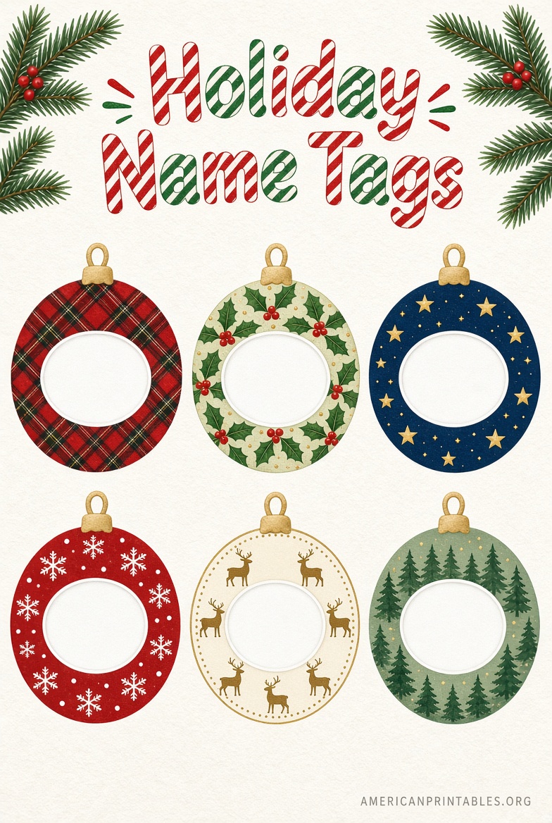 Free Printable Christmas Name Tags Template (4)