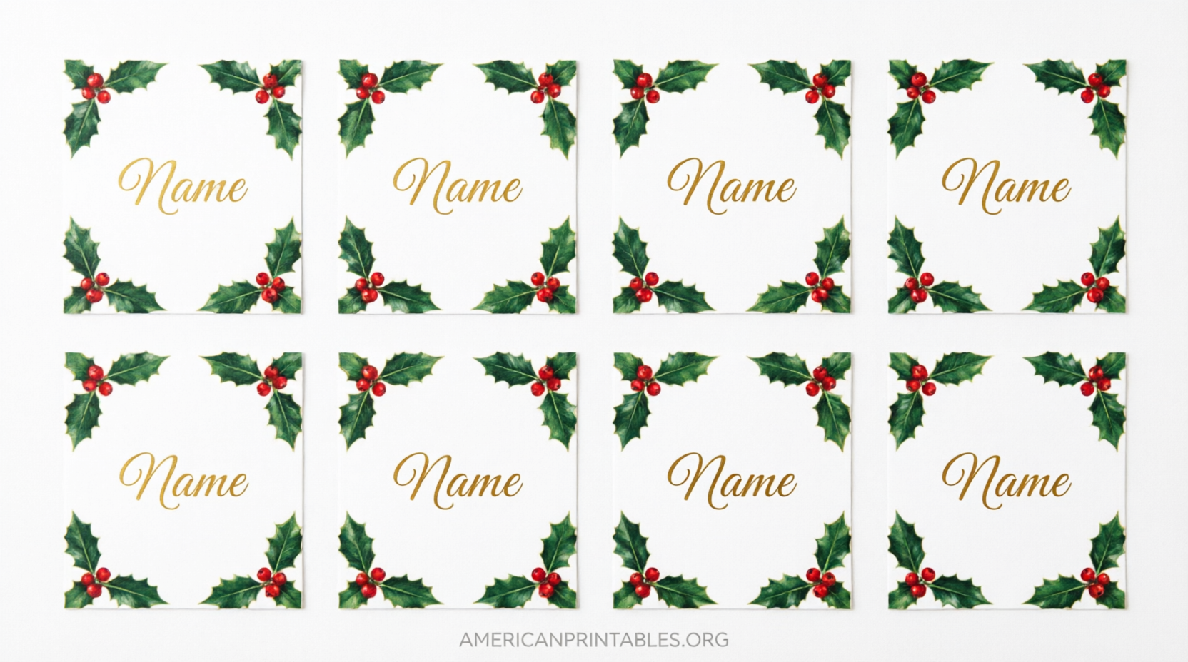 Free Printable Christmas Place Cards (2025 Guide) (1)