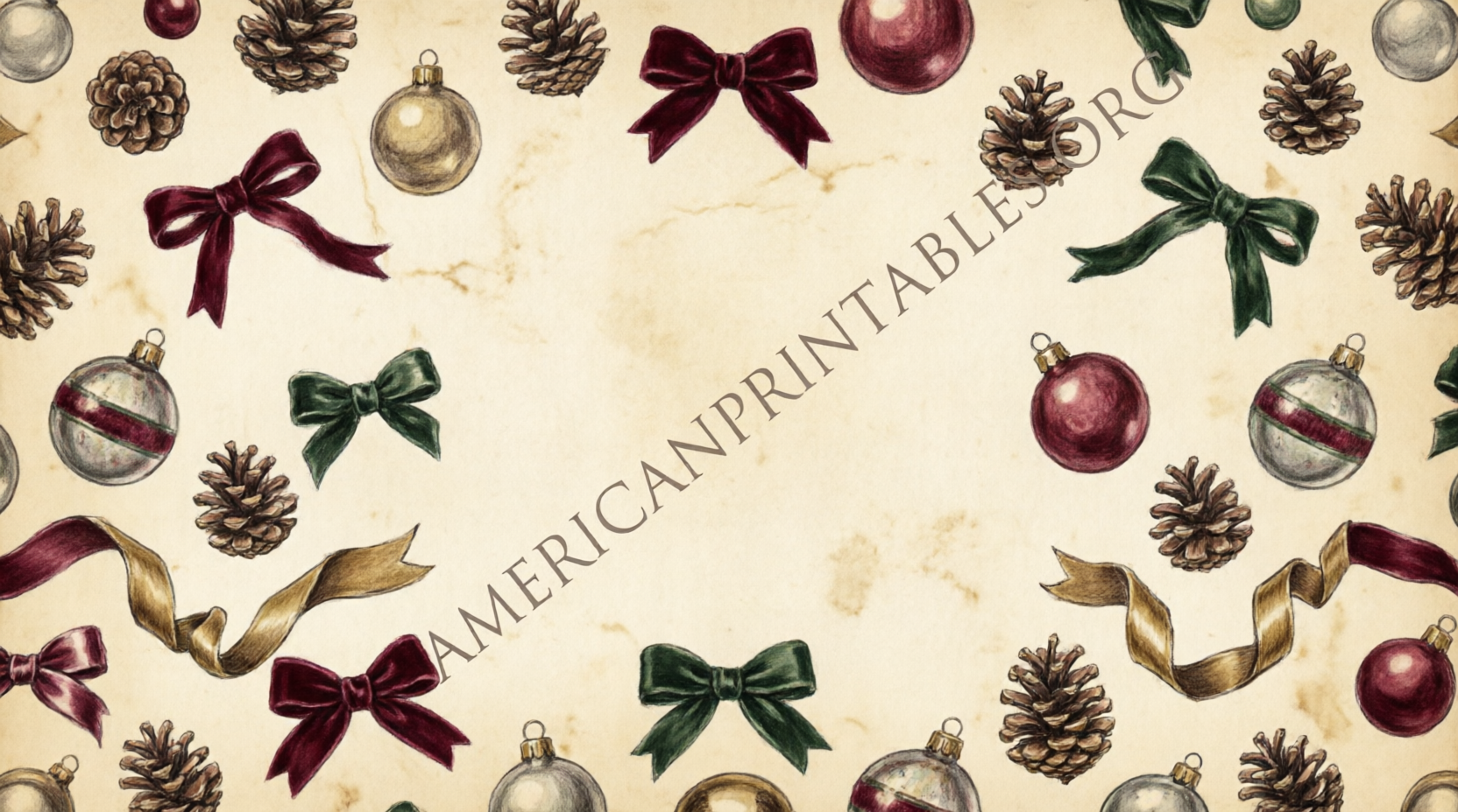 Free Printable Christmas Scrapbook Paper (2)