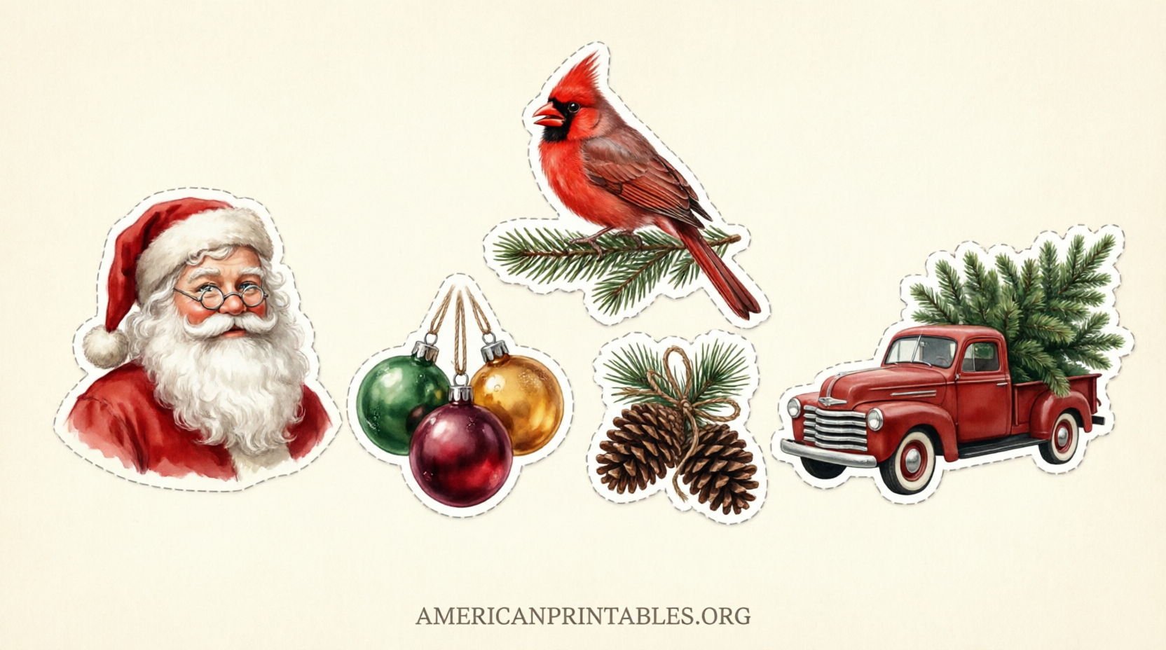 Free Printable Christmas Stickers to Download (2)