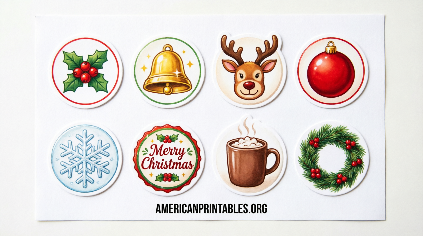 Free Printable Christmas Stickers to Download (4)