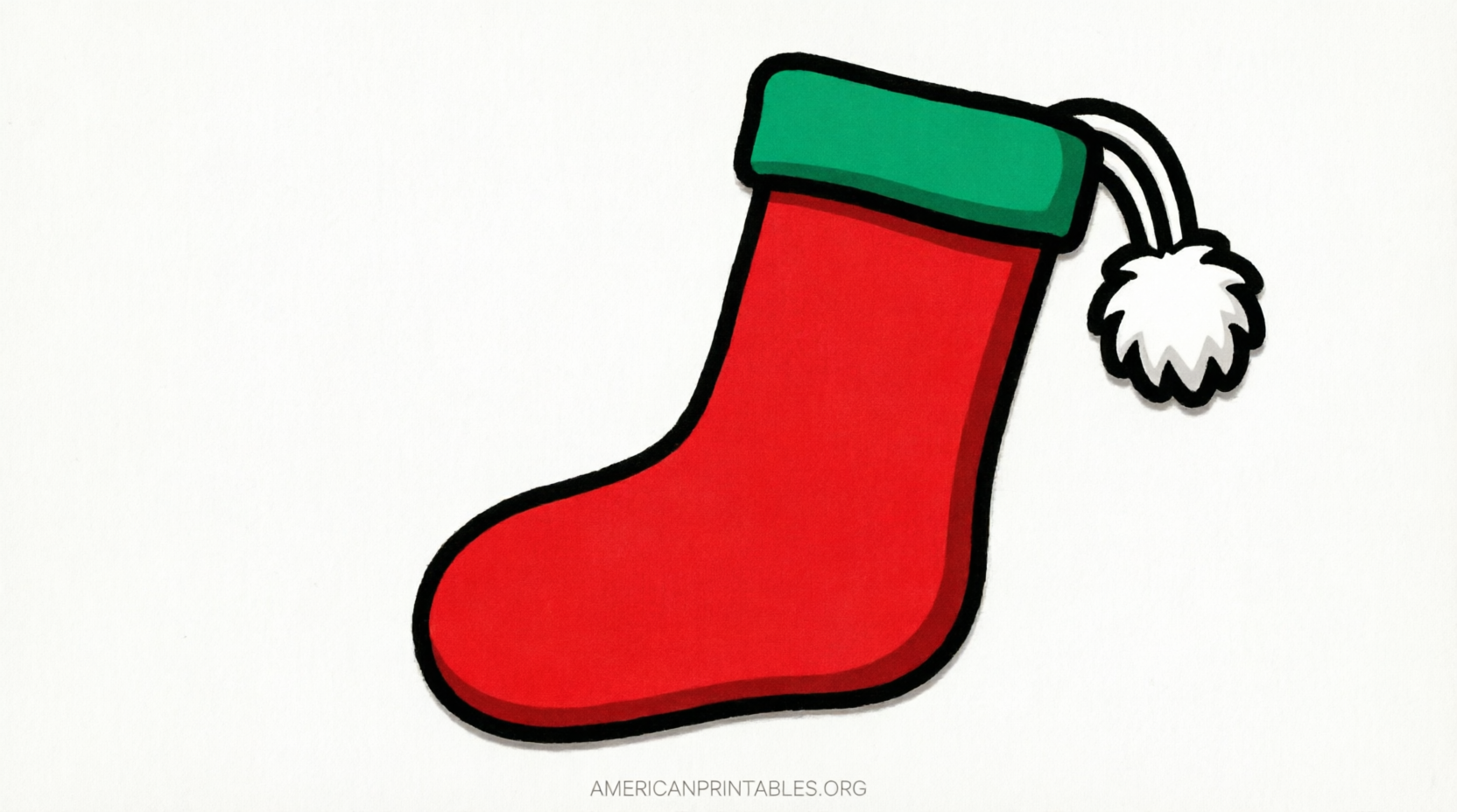 Free Printable Christmas Stocking Clipart (1)