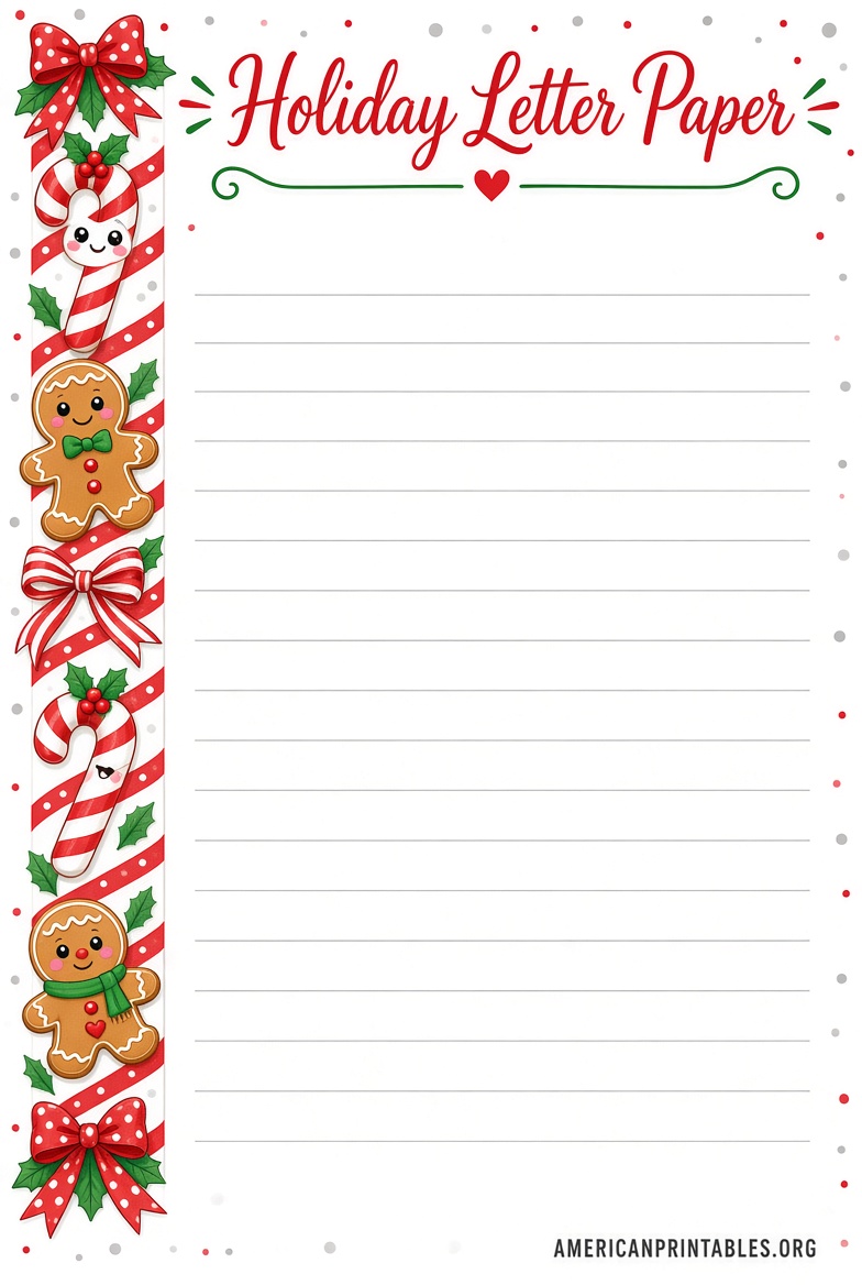 Free Printable Christmas Writing Paper (2)