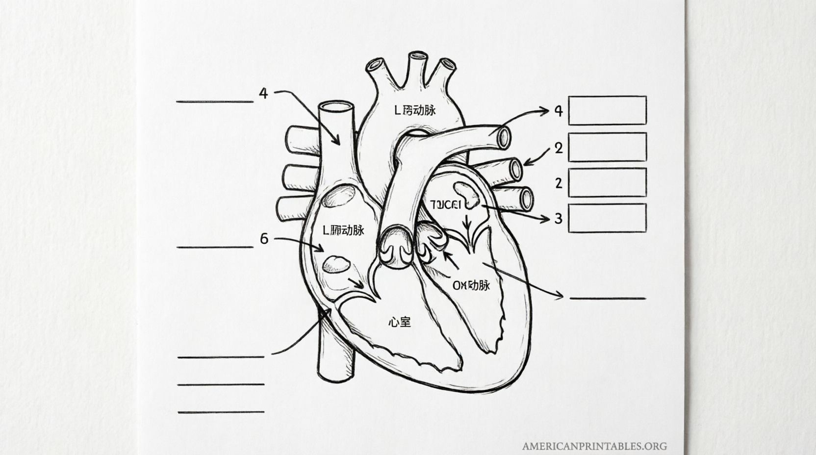 Free Printable Circulatory System Worksheets (1)
