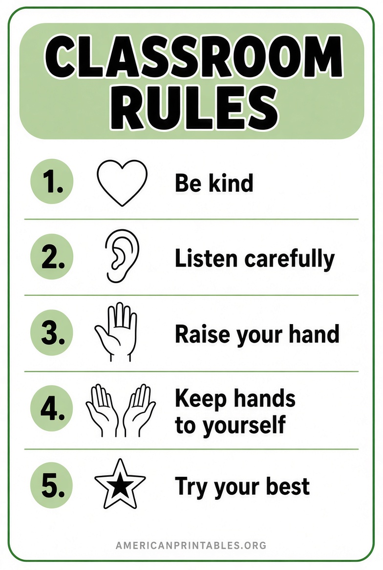 Free Printable Classroom Posters PDF (4)