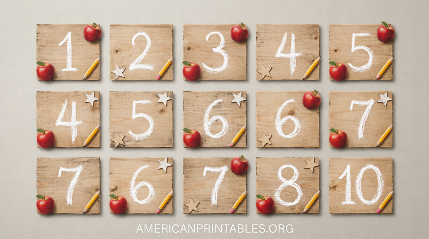 Free Printable Classroom Table Numbers (4)
