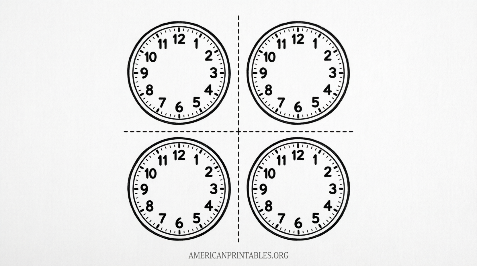 Free Printable Clock Face Images for Kids (2)