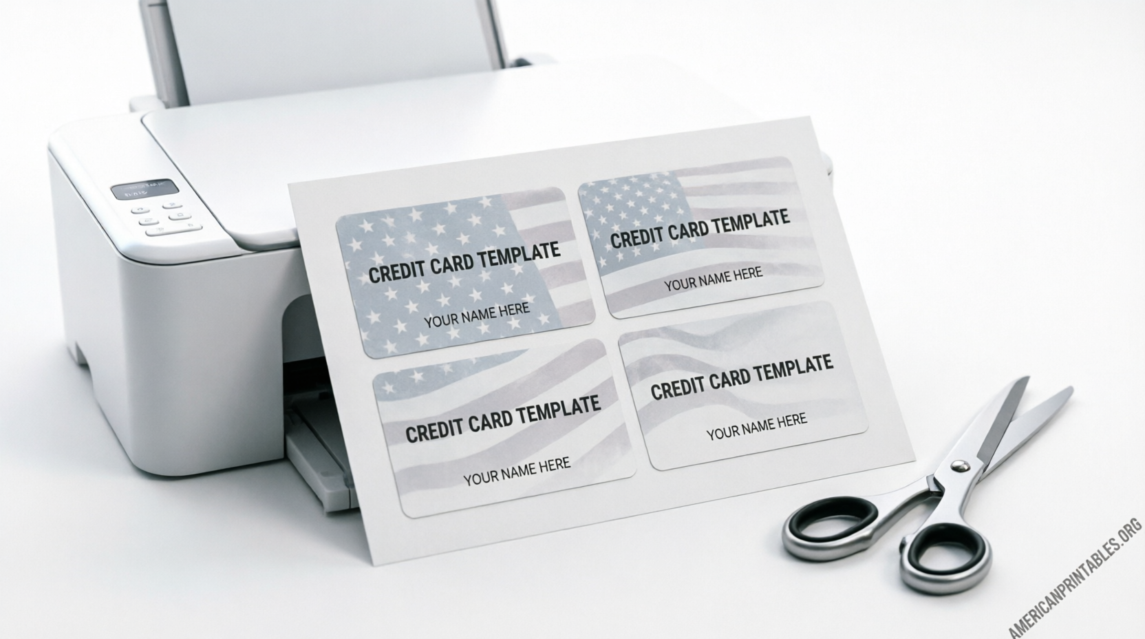 Free Printable Credit Card Templates (USA Guide) (2)