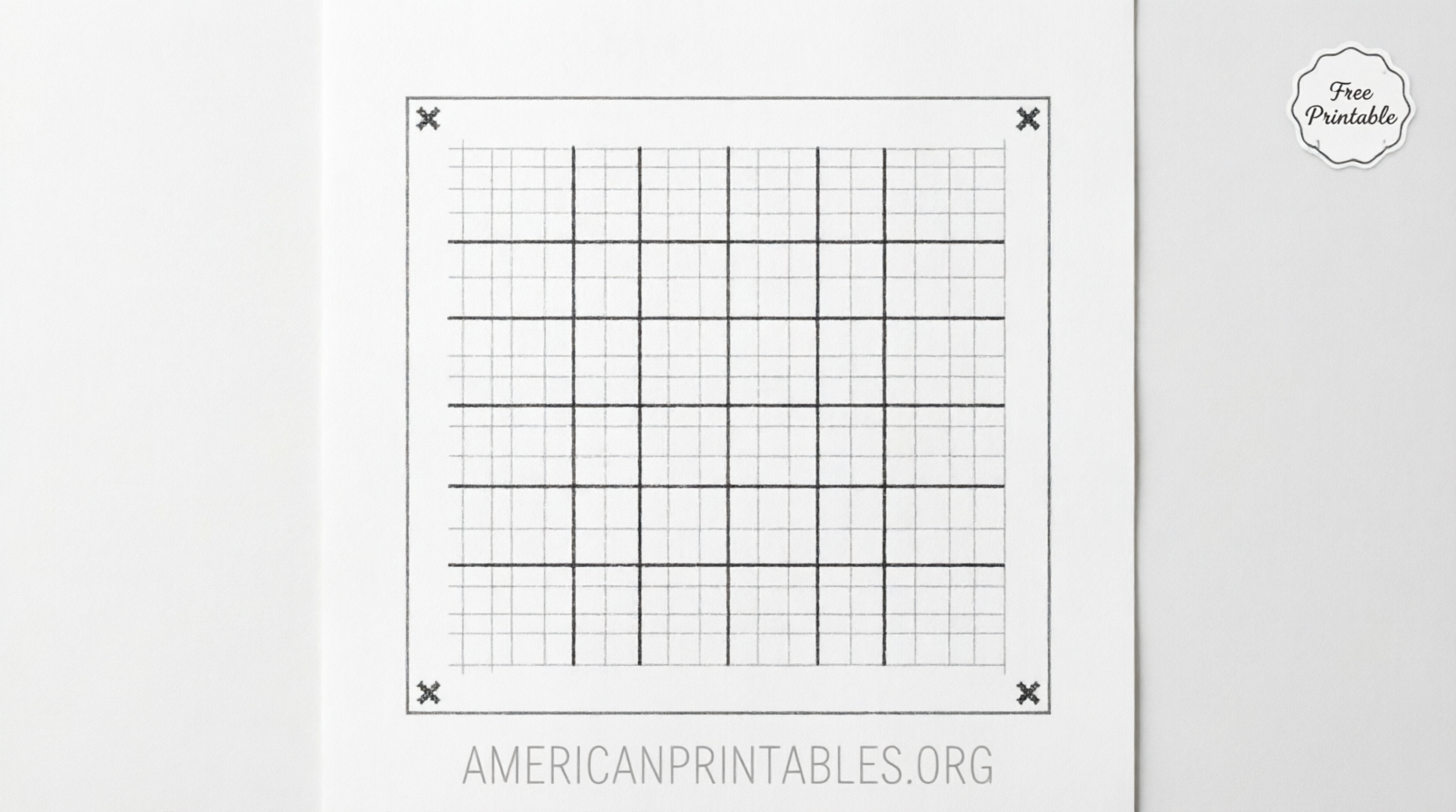 Free Printable Cross Stitch Graph Paper (3)
