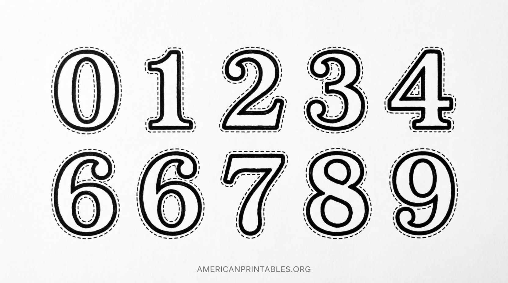 Free Printable Cut Out Numbers Templates (3)