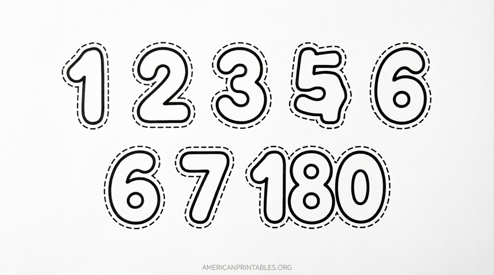 Free Printable Cut Out Numbers Templates (4)