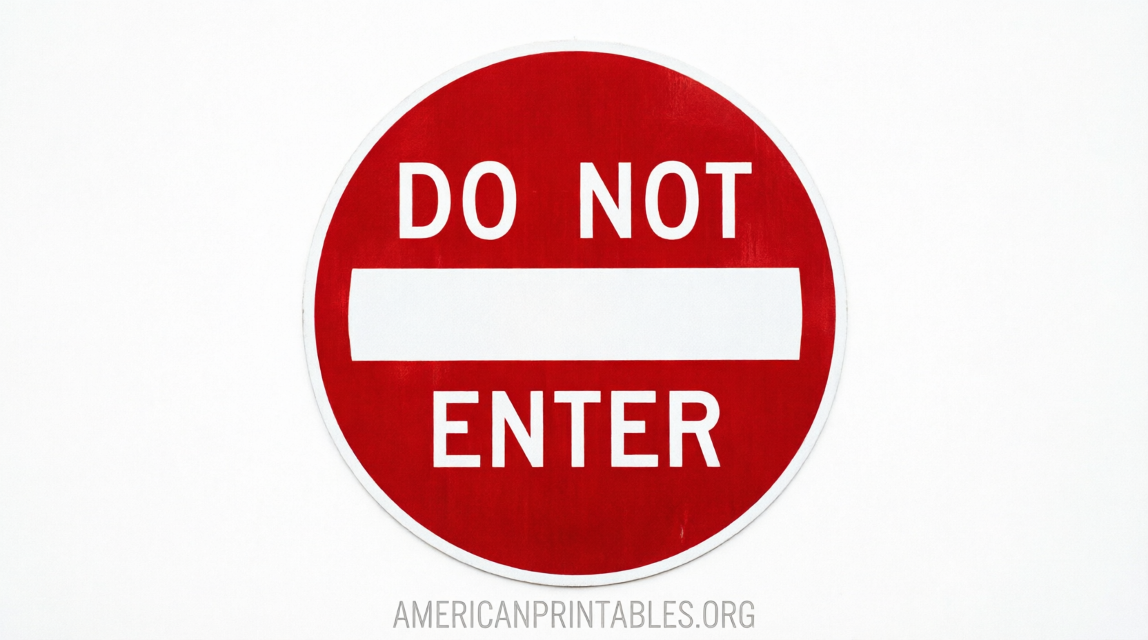 Free Printable Do Not Enter Sign PDF Downloads (4)