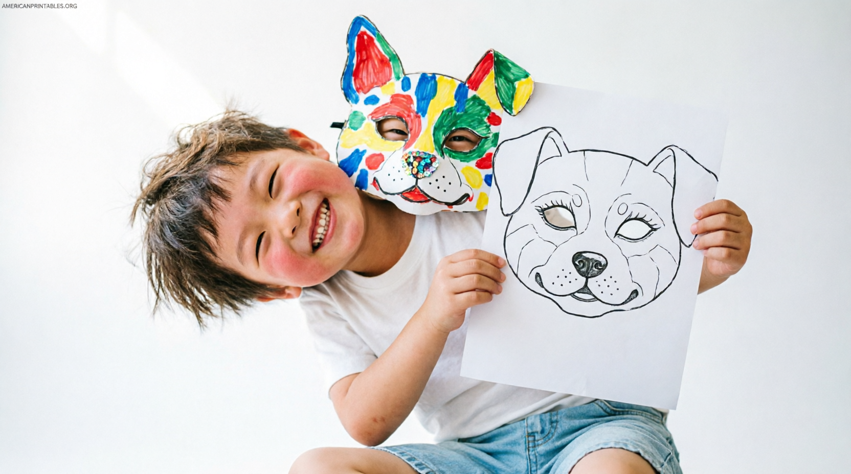 Free Printable Dog Mask Template for Kids (3)