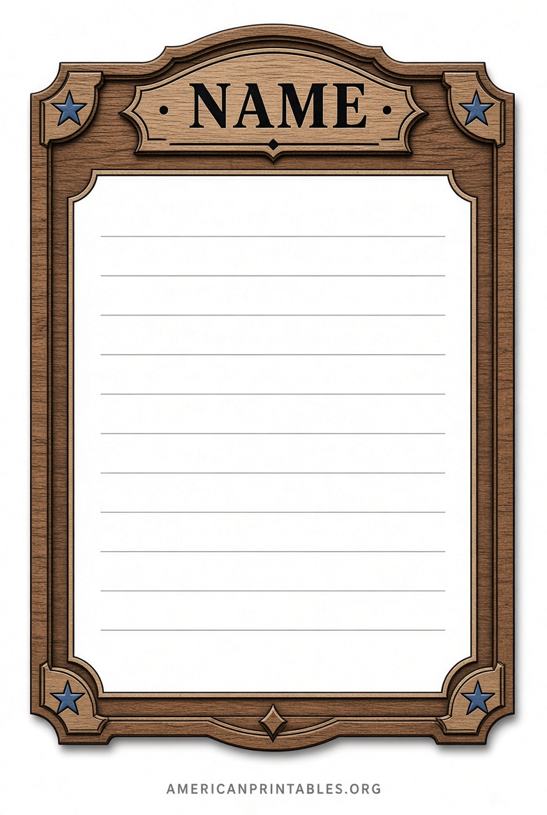 Free Printable Door Name Plate Templates (1)