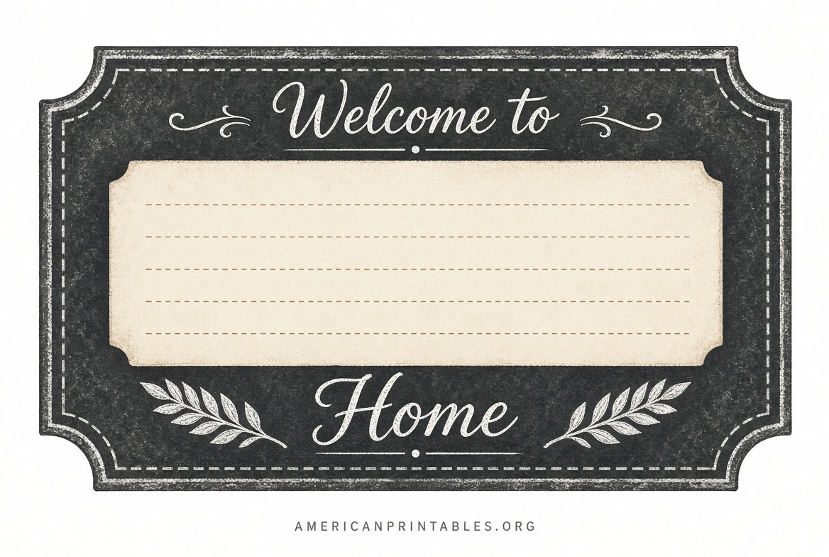 Free Printable Door Name Plate Templates (2)