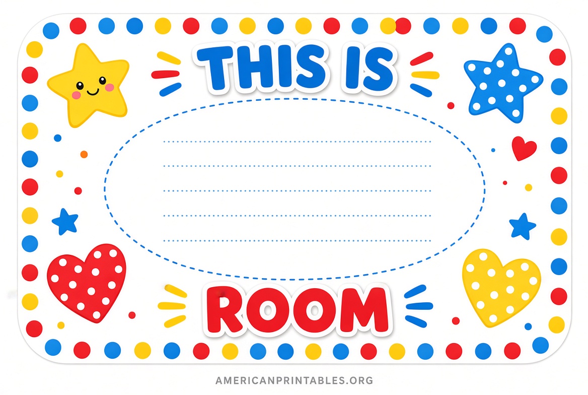 Free Printable Door Name Plate Templates (4)