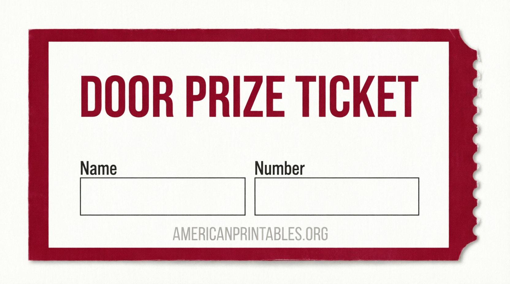 Free Printable Door Prize Tickets (1)