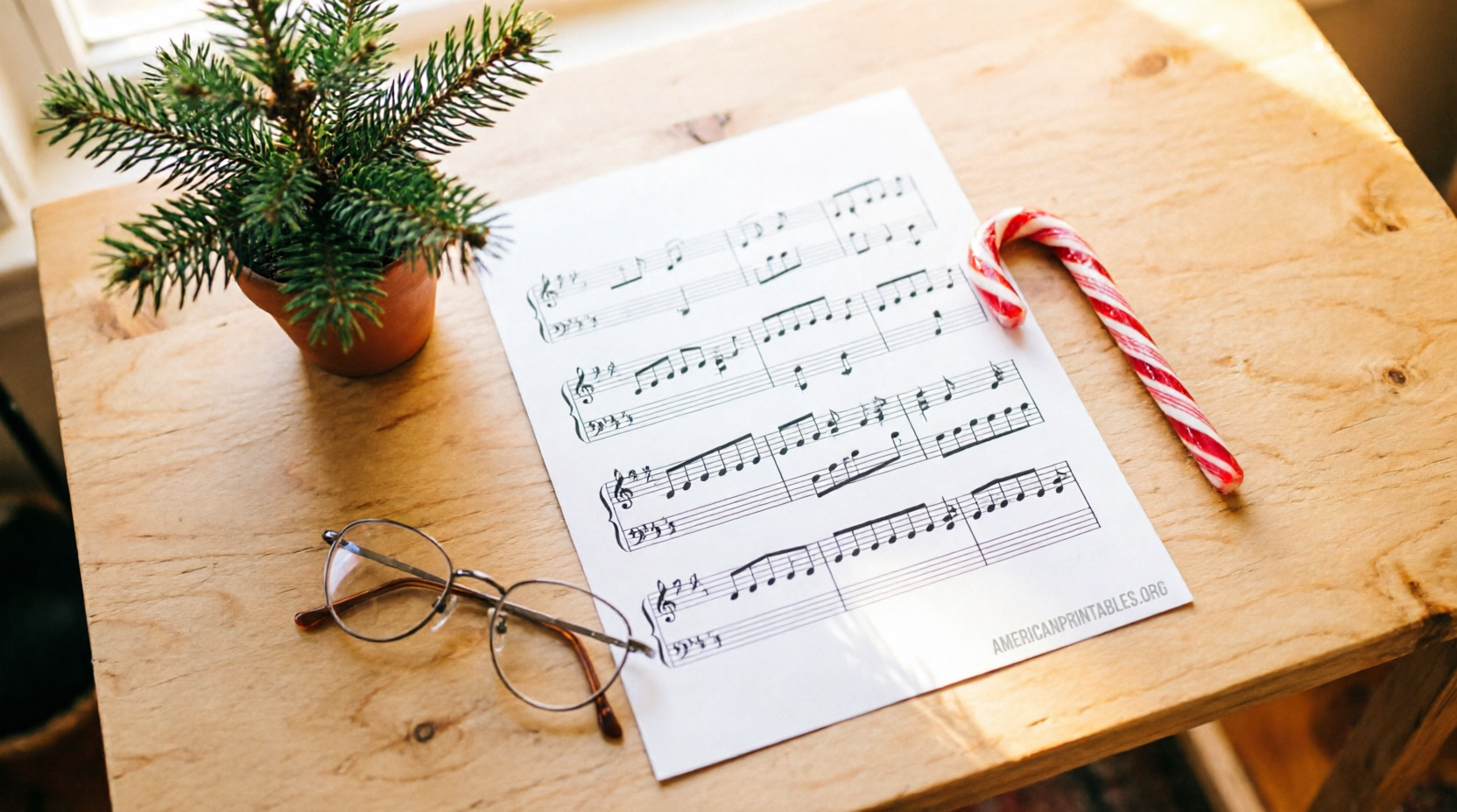 Free Printable Easy Piano Sheet Music for Christmas (1)