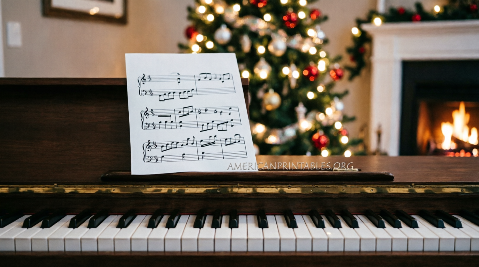Free Printable Easy Piano Sheet Music for Christmas (2)