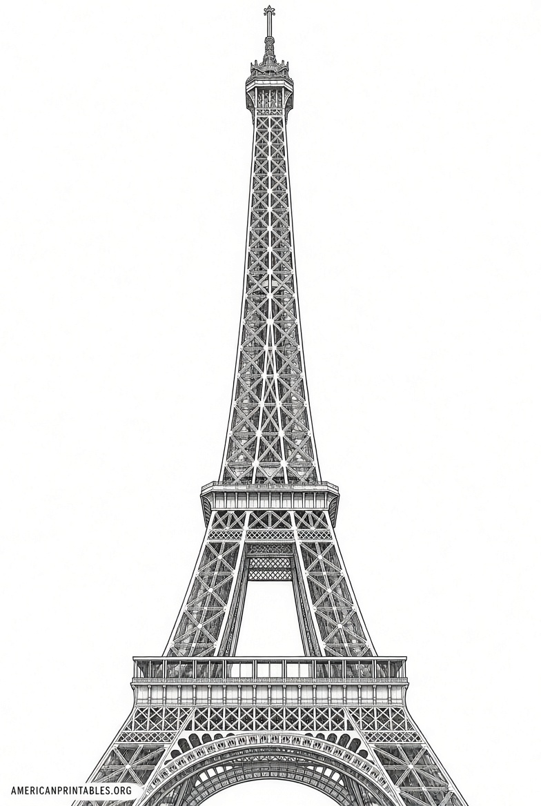 Free Printable Eiffel Tower Pictures to Download (3)